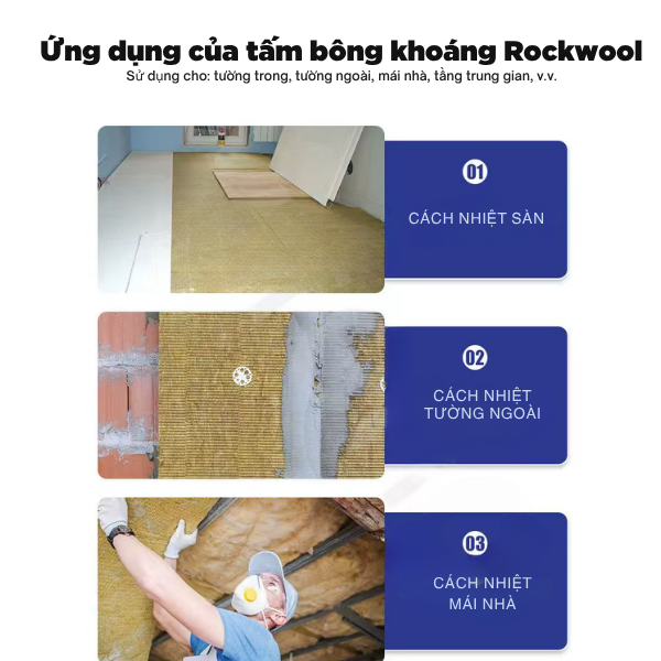 Bông khoáng dạng tấm