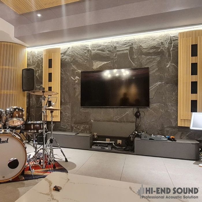 Thiết kế phòng Band chuyên nghiệp với hệ thống tiêu âm – tán âm hiện ...