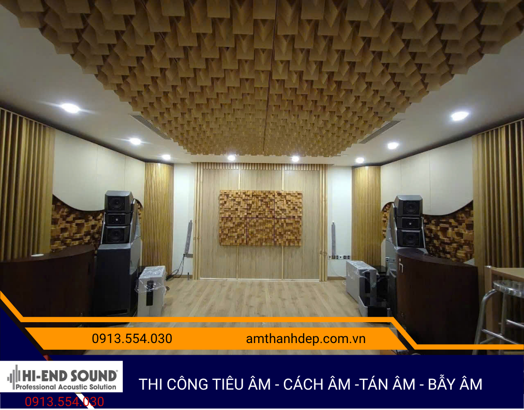 GIẢI PHÁP XỬ LÝ ÂM HỌC PHÒNG NGHE HI-END BẰNG TÁN ÂM – TIÊU ÂM – BẪY ÂM ...